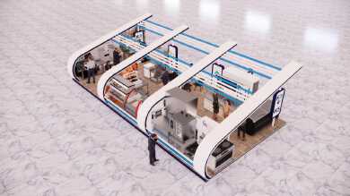 ECS RETAIL Exhibition booth 