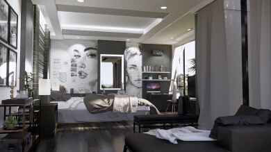 Elegant Girl's bedroom Design