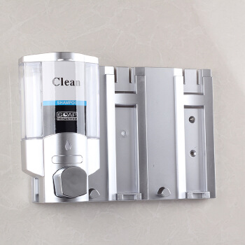 Multifunctional Manual Press Soap Dispenser Nail-free Installation ABS High Quality 300ml Manual Soap Dispenser
