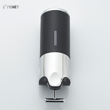 Commercial Modern Minimalist Soap Liquid Dispenser With Key Lock ABS Manual Soap Dispenser With Round Visible Bottle
