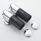 Commercial Modern Minimalist Soap Liquid Dispenser With Key Lock ABS Manual Soap Dispenser With Round Visible Bottle