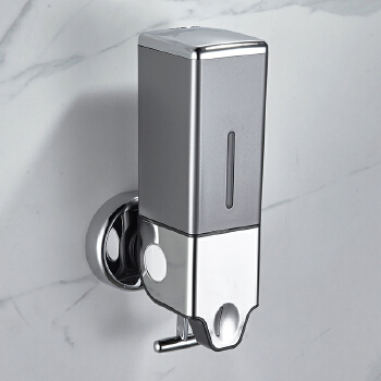 Square Bottle Soap Dispenser Hotel Wall Mounted Shampoo Soap Dispenser Lever ABS soap dispenser