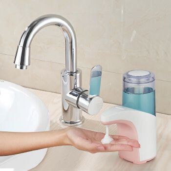Refillable ABS 300ml Factory Wholesale Battery Supply Infrared Sensor Hand Free Liquid Lotion Automatic Soap Dispenser