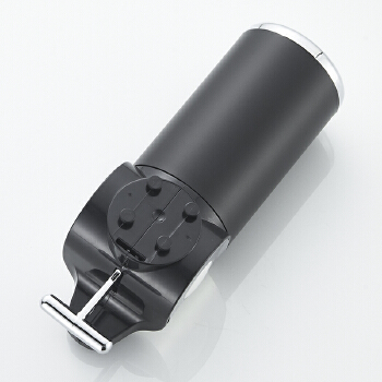 Commercial Modern Minimalist Soap Liquid Dispenser With Key Lock ABS Manual Soap Dispenser With Round Visible Bottle