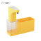 ABS Transparent Bottle Automatic Soap Dispenser Refillable Infrared Sensor Alcohol Soap Dispenser with Sponge Holder for Kitchen