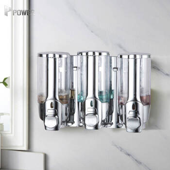 2022 Modern Design Multifunctional Manual Soap Dispenser ABS High Quality Wall-mounted Soap Dispenser Public/Home Use