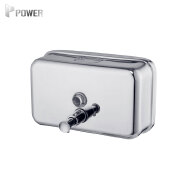 Cheap Price Three Dispensing Methods 304 Stainless Steel Refillable Manual Soap Dispenser with Lock for Bathroom/Hotel