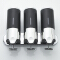 Kitchen Bathroom Wall Mounted Three Head Soap Dispenser Round Manual Lever Visible Bottle Soap Dispenser with Lockable Top Cover