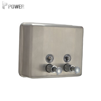 Hot Selling Polish or Satin Finished Surface Stainless Steel Refillable Pump Dispenser Hotel Wall Mounted Liquid Soap Dispenser