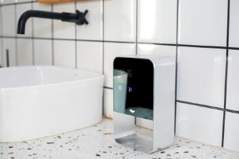 Commercial Aluminum Alloy High Quality Soap Dispenser Automatic Smart Touchless Soap Dispenser 480ml Large Capacity