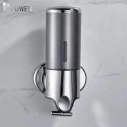 Commercial Modern Minimalist Soap Liquid Dispenser With Key Lock ABS Manual Soap Dispenser With Round Visible Bottle