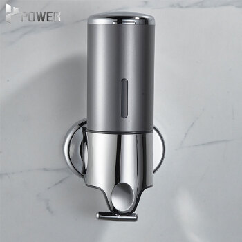 Commercial Modern Minimalist Soap Liquid Dispenser With Key Lock ABS Manual Soap Dispenser With Round Visible Bottle