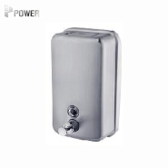 Factory Design Manual Stainless Soap Dispenser Extrusion Outlet Design Mirror Reflection Soap Dispenser Suited In Various Places