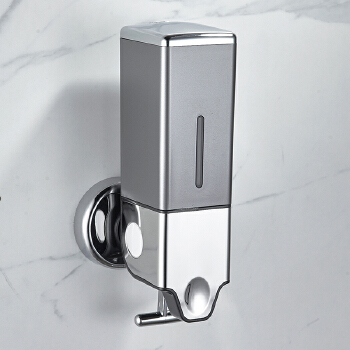 Square Bottle Soap Dispenser Hotel Wall Mounted Shampoo Soap Dispenser Lever ABS soap dispenser