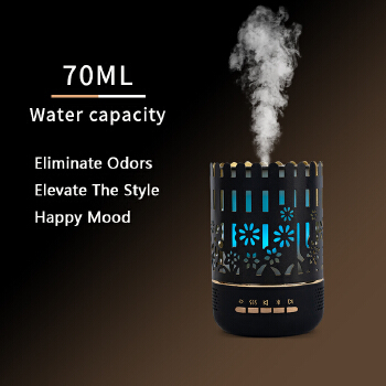 POWER Pure Air Humidifier 70ML Capacity Essential Oil Diffuser Ultra Quiet Compact And Portable Aroma Humidifier For Home/Hotel