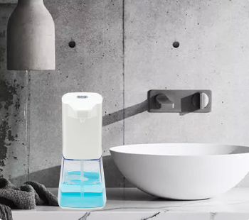 Desktop Infrared Sensor Automatic Fast Dispensing Soap Dispenser Powered by Batteries for Kitchen and Bathroom