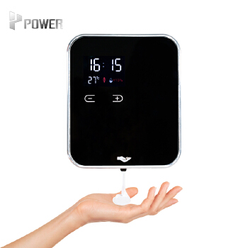 USB Wall Mounted Temperature Measuring Foaming Liquid Soap Dispenser