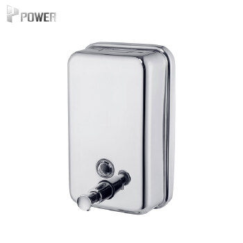 Cheap Price Three Dispensing Methods 304 Stainless Steel Refillable Manual Soap Dispenser with Lock for Bathroom/Hotel