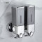 Hotel Manual Soap Dispenser Double Wall-mounted Hand Soap Bottle Shampoo Shower Dispenser