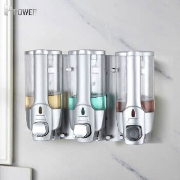 2022 Modern Design Multifunctional Manual Soap Dispenser ABS High Quality Wall-mounted Soap Dispenser Public/Home Use