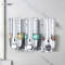 2022 Modern Design Multifunctional Manual Soap Dispenser ABS High Quality Wall-mounted Soap Dispenser Public/Home Use
