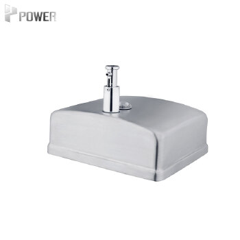Durable Stainless Steel Large Capacity Liquid Soap Dispenser Eco-friendly Visible Hole Factory Design Soap Dispenser