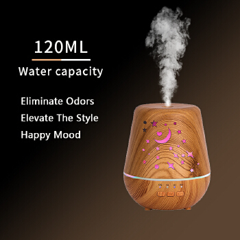 Delicate Design Mini Humidifier Cool Mist Humidifier 120ml USB Colorful Essential Oil Diffuser Aroma Air Humidifier