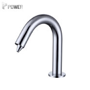 Touchless Faucet Sink Stainless Steel Foam Soap Dispenser Waterproof Smart Dispensing Polished Surface Faucet Soap Dispenser