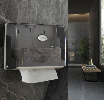 Modern Design Toilet Tissue Dispensers Wall Mount Paper Towel Holder C-Fold/Multifold Paper Towel Dispenser for Bathroom/Kitchen