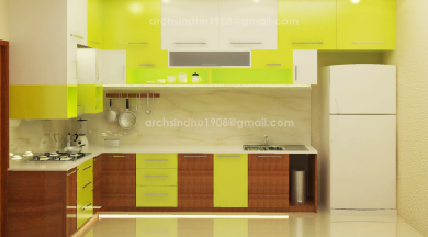 a nice apartment with modernism style 