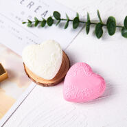 Custom wholesale private label organic handmade beauty body face skin care whitening heart shaped soaps