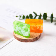 Wholesale OEM luxury packaging travel bathing hotel amenities disposable guest essential oil soap mini