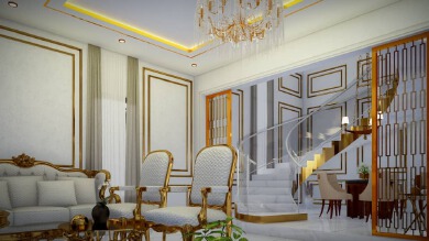 two floors interior design