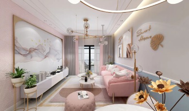 Nordic style living room                           