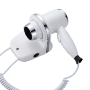 Wholesale ABS Electric Wall Mount Hair Dryer OEM Mini Hotel Travel Hair Dryer
