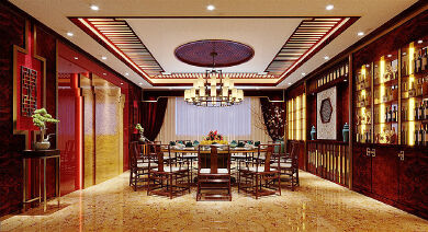 昆明中式别墅会所改建设计师茶室
