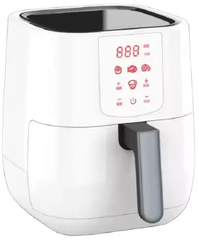 2021 hot sale Food Grade Electric Commercial Air Fryer,4.5l 5l 5.5l white Household Air Fryer,Digital Without Oil Air Fryer Oven
