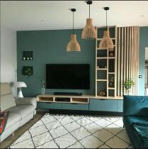 Family living Villa Interior Design 