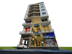 7 Storied Commercial and Residential Building