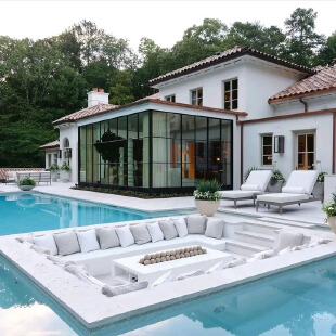 Modern high-end private villa architectural design