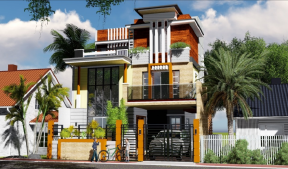 Proposed Two Residential Building With Pentouse