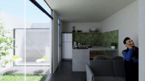 The Clean villa interior design