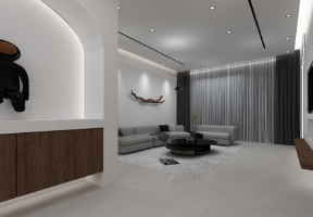 Modern minimalist and beautiful home, pursuing a simple, comfortable and happy life