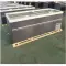 supermarket free standing flat top open glass door freezer display deep chest frozen food fridge
