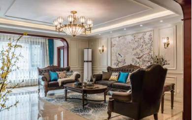 American classical fusion Chinese Zen, to create a retro beauty!