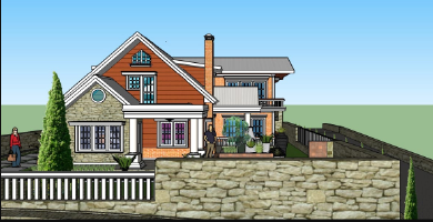 small flat architect design