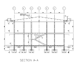 Modern two-storey villa building facade CAD drawing