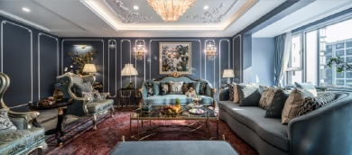 厚沃设计 | 光耀平墅 演绎时尚法风