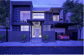 Ivory Coast Villa - Architectural Design Rendering