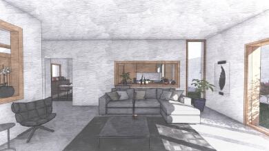 Proposal for a Modern Pool House in Tunisia